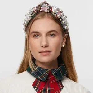Lele Sadoughi | Accessories | Lele Sadoughi Ivory Plaid  display picture 1